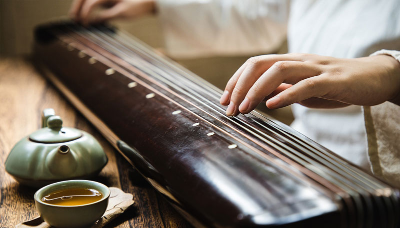 Cổ Cầm và Trà
